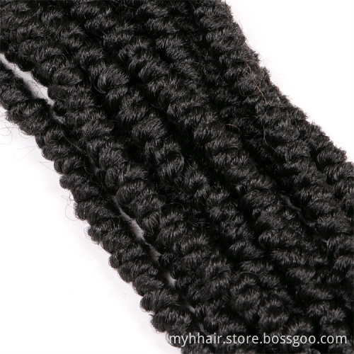 Spiral Twisted Braid Ombre 14 Inch 12 Strands/Piece Afro Twist Crochet Braids Hair Extensions Synthetic hair Crochet Braid